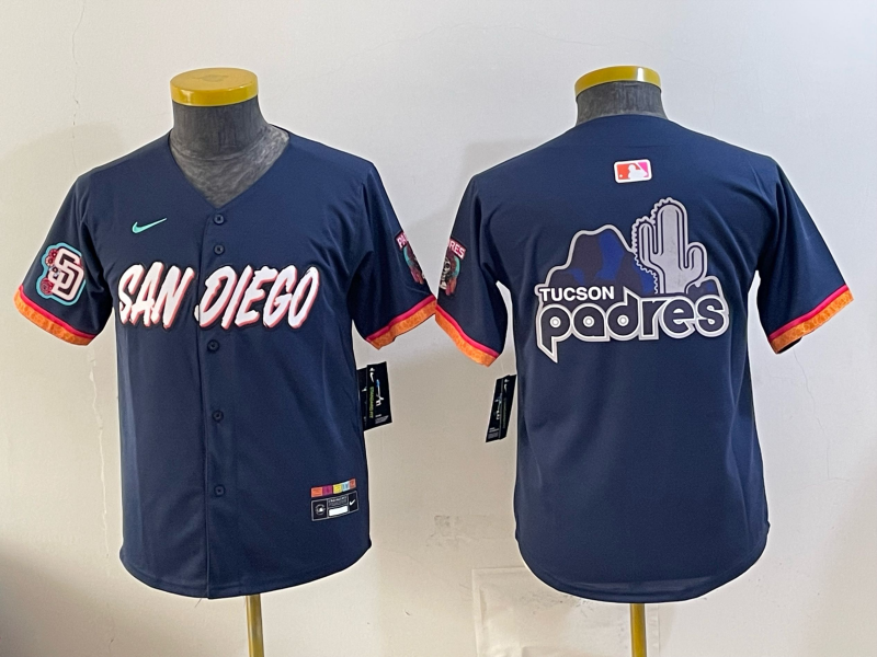 women San Diego Padres blank Nike blue MLB Jersey 0519008